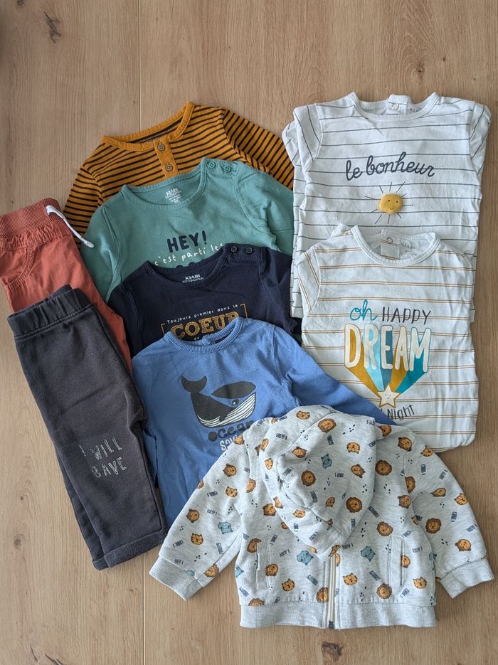 Lots vêtements Kiabi 9 Mois