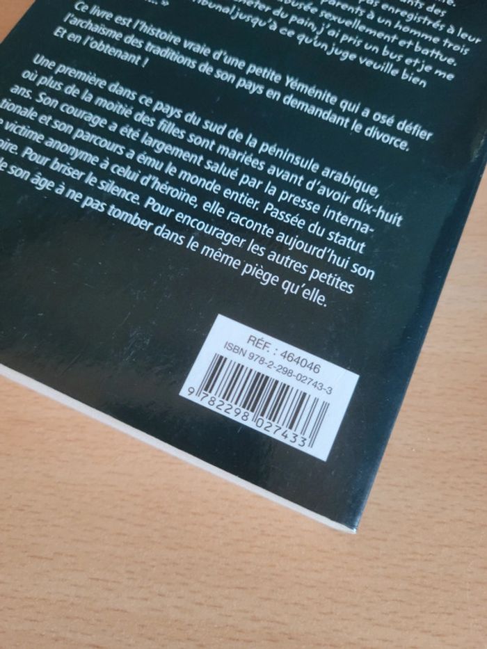 Livre autobiographie "Moi Nojoud, 10 ans, divorcée" - photo numéro 6