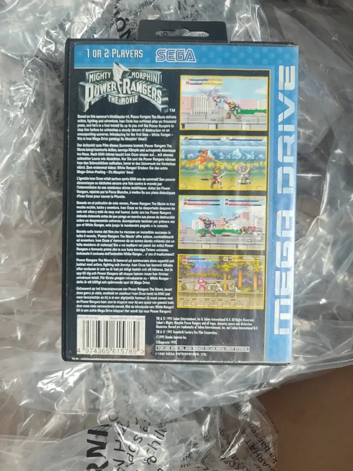 Power rangers The movie Megadrive - photo numéro 2