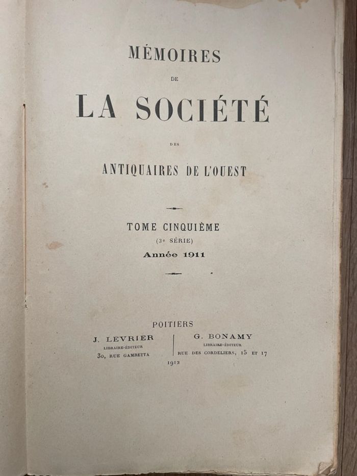 La société tome cinquième 1912 - photo numéro 5
