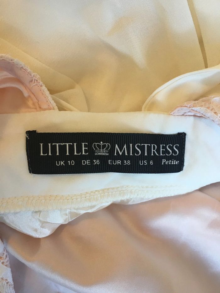 Robe dentelle broderie anglaise Little Mistress - photo numéro 4