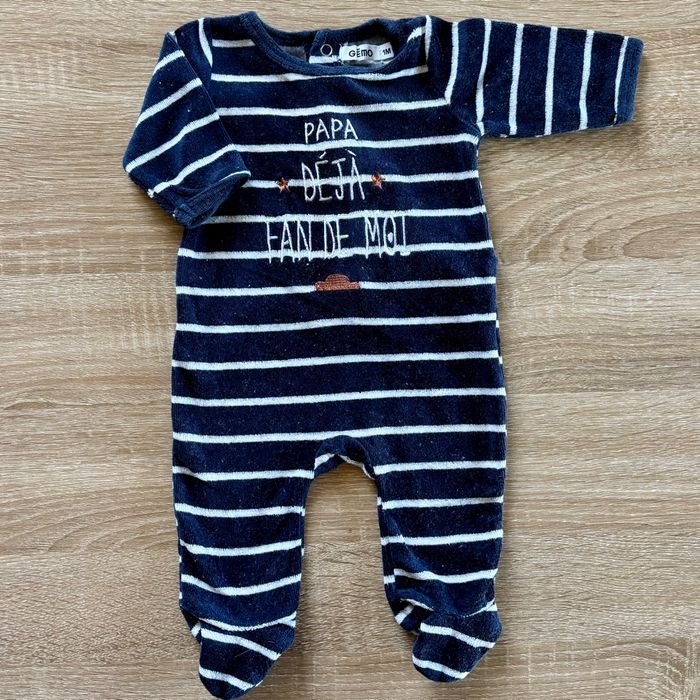 Pyjama bébé garçon 1 mois
