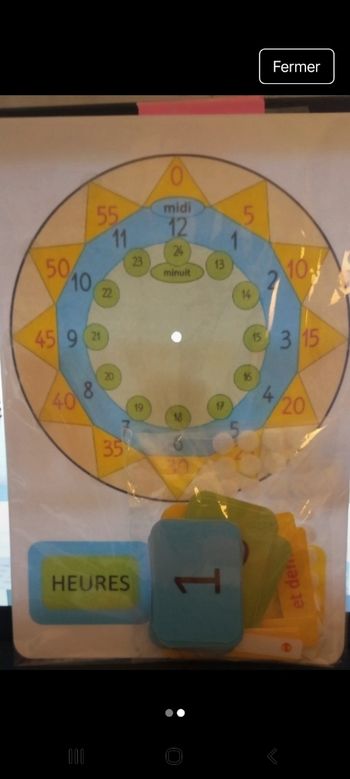 Horloge "jeu de l'heure"
