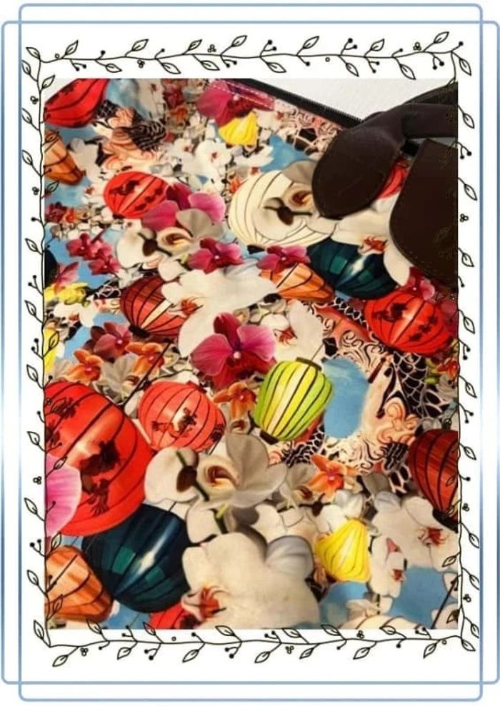 Sac à main multicolore Mary Katrantzou for longchamp - photo numéro 3