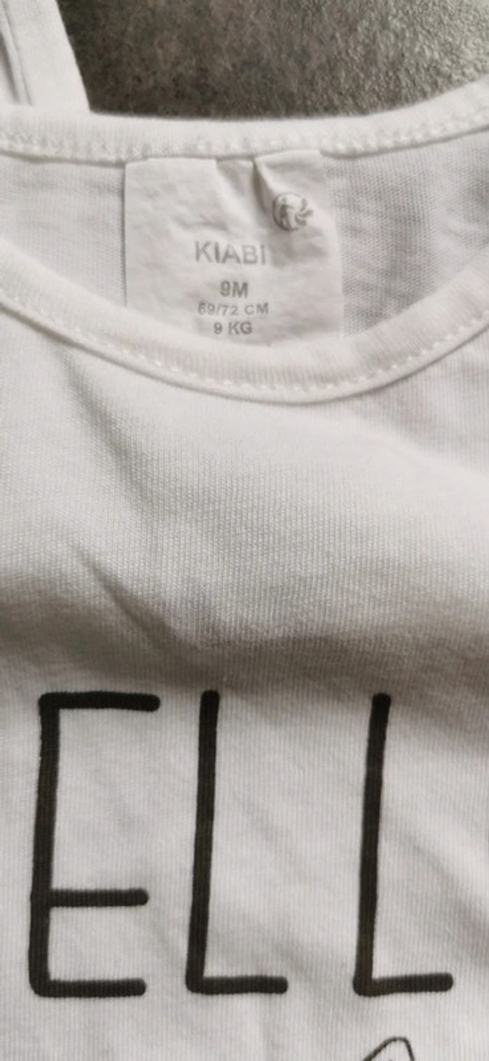 Lot Tee-shirt kiabi 9 mois - photo numéro 2