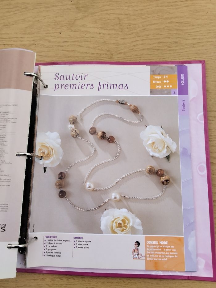 Classeur mes créations bijoux - photo numéro 3