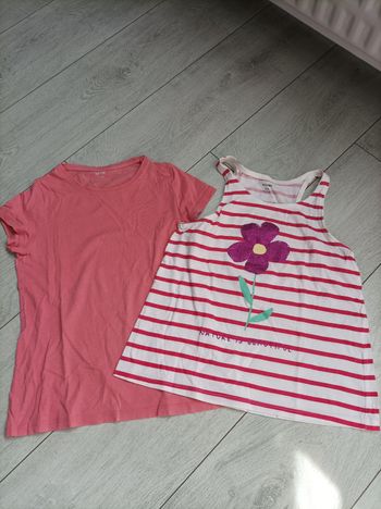 Lot 1 Tee shirt+1 débardeur