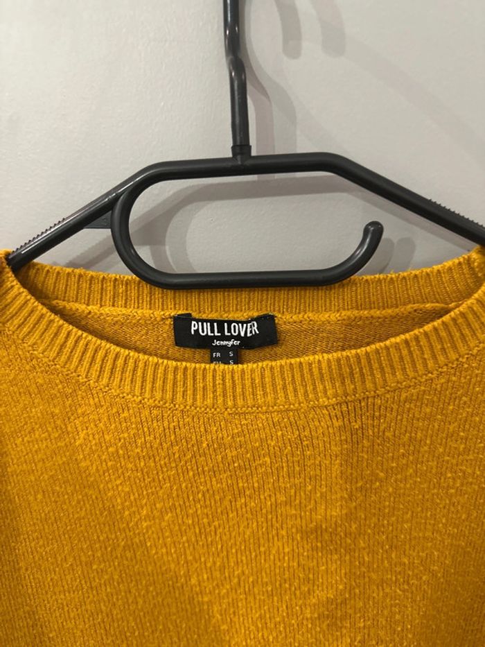 Pull moutarde Jennifer taille S - photo numéro 3