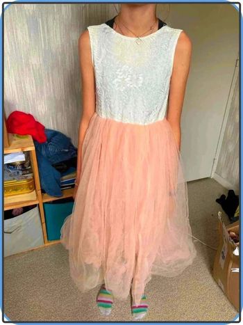 Robe  en tulle  pour ceremonie