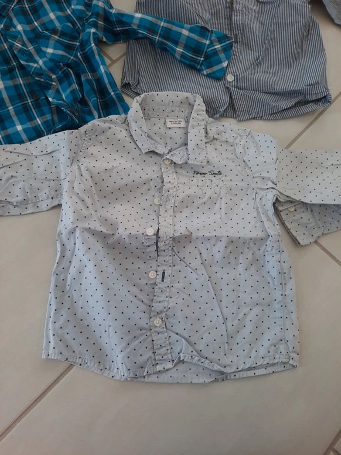 Lot de 3 chemises manches longues - photo numéro 2
