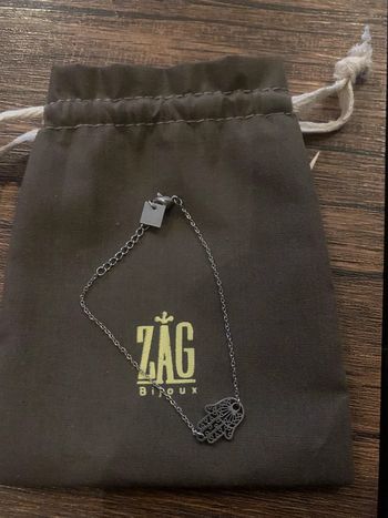 Bracelet Zag bijoux argent main fatma
