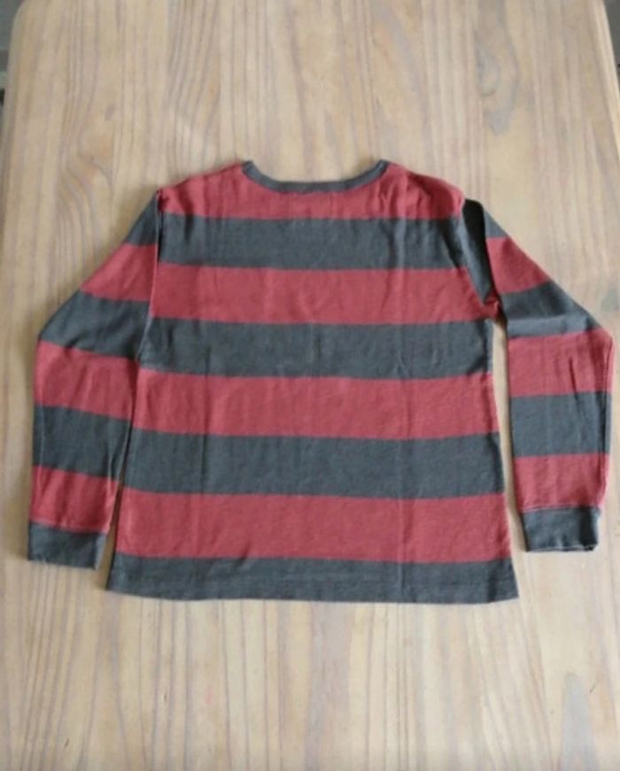 Tee-shirt manches longues garçon 10 ans - photo numéro 2