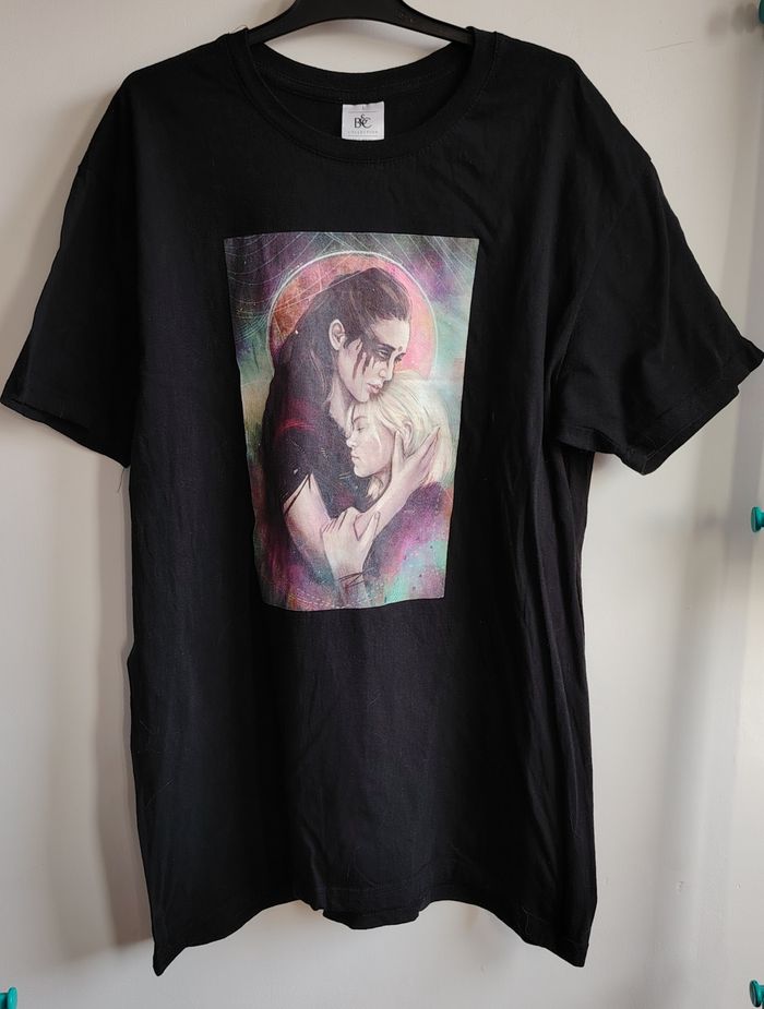 T-shirt noir imprimé – B&C Collection