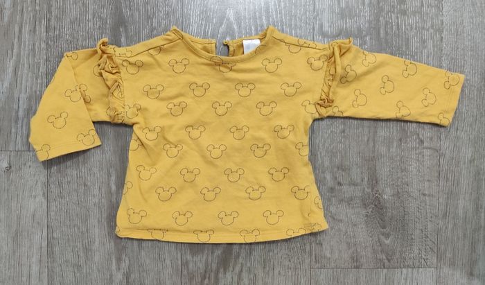 T-shirt manches longues Mickey, bébé filles 12 mois