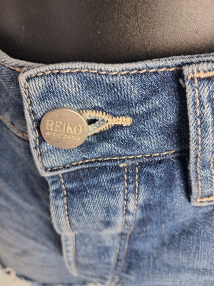 Reiko short en jean d'été T.36 en tbe - photo numéro 6