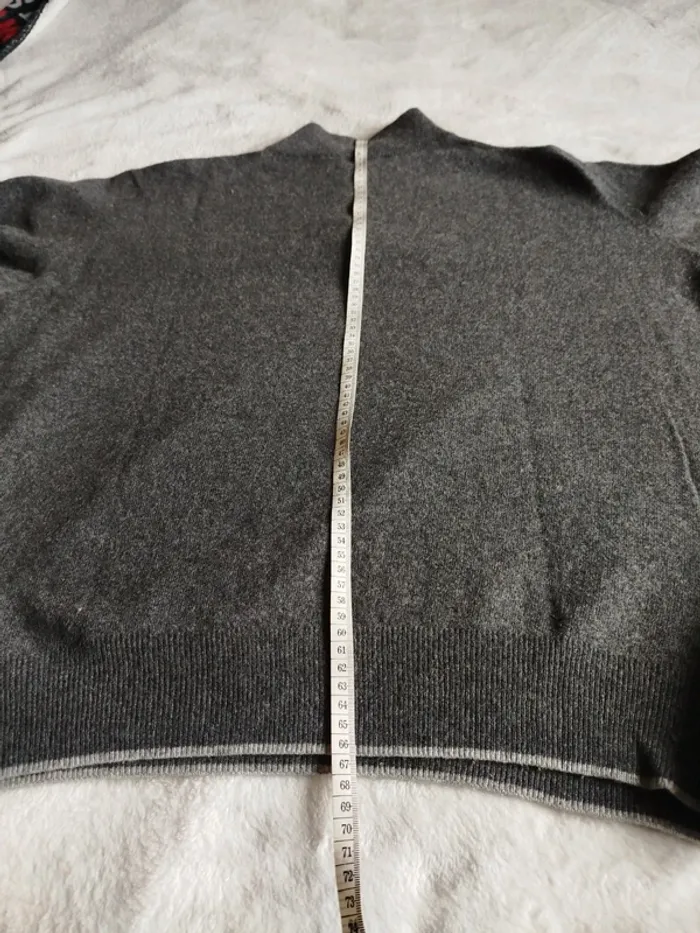Pull col camionneur vintage Fila - photo numéro 4