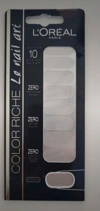 Color Riche le nail art L'Oréal 012 diamant éternel