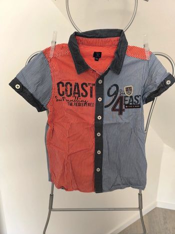 Chemise manches courtes Terre de marins 8 ans