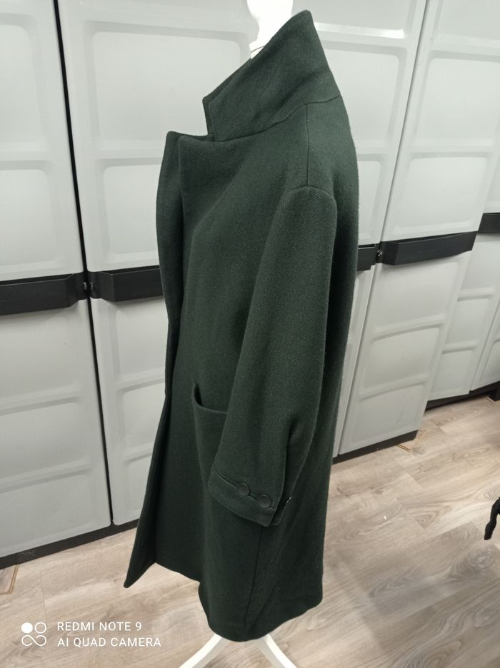 Manteau long oversize 75%laine ZARA - S - photo numéro 6