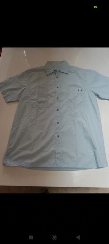 Chemise manches courtes homme Saint James rétro vintage taille 2 légère