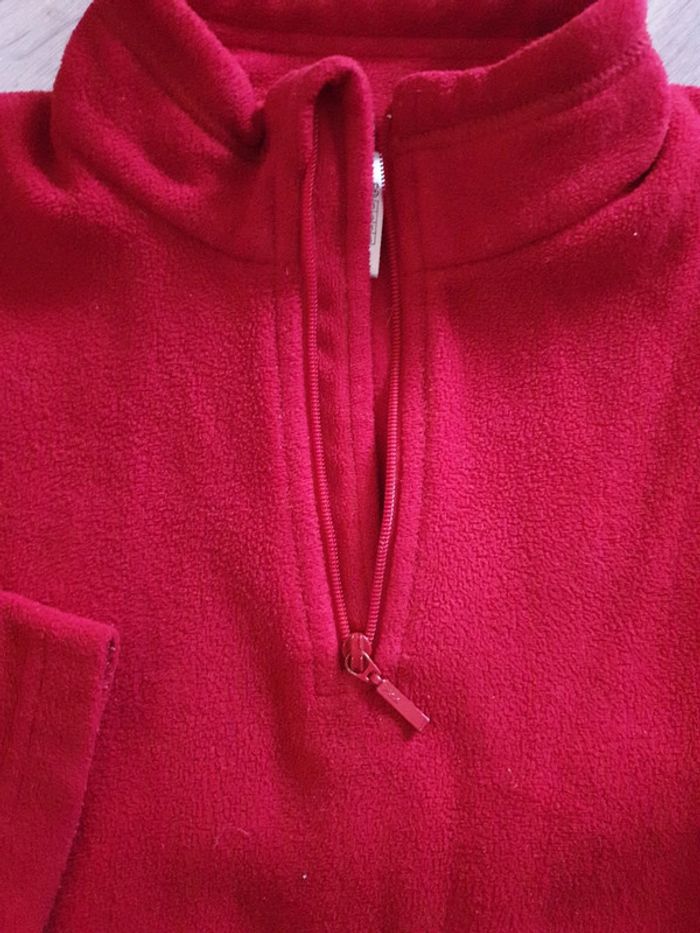 Sweat polaire 8 ans rouge - photo numéro 5