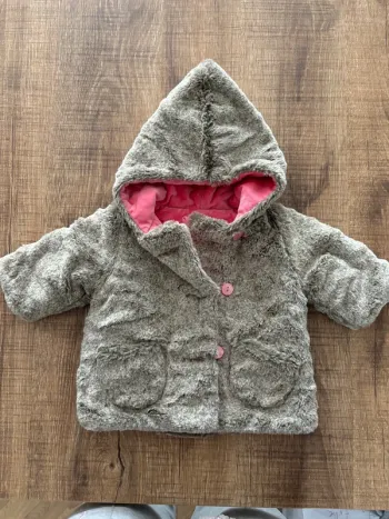 Veste / manteau fille réversible