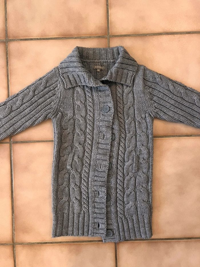 Gilet en laine in extenso taille 6 ans