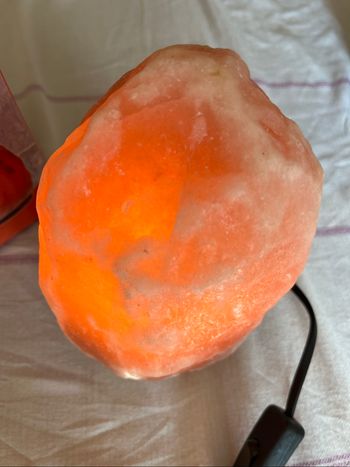 Lampe de cristal de sel