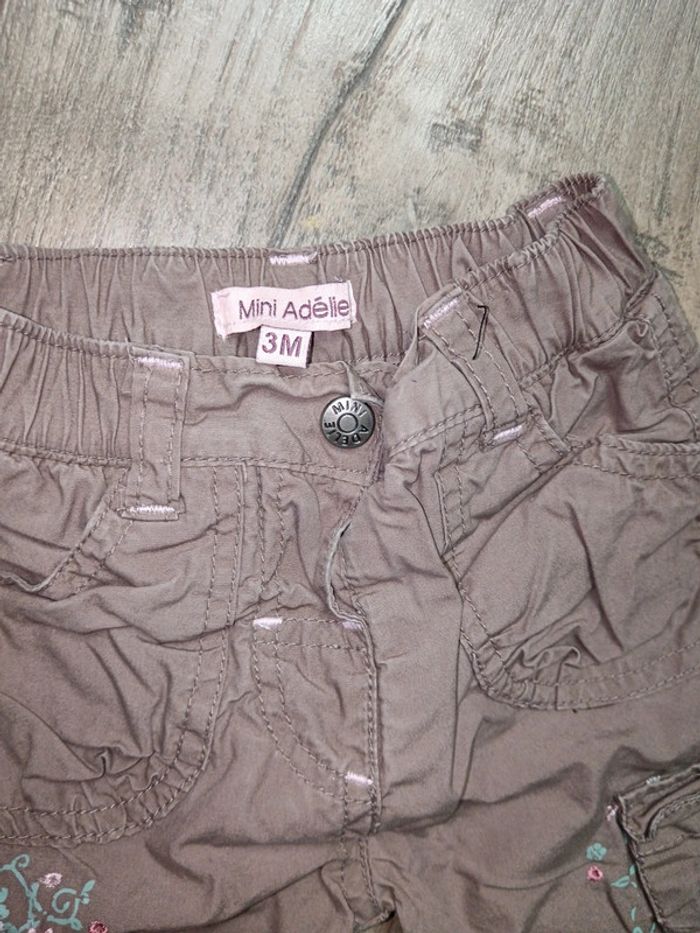 Pantalon avec broderies 3 mois - photo numéro 2