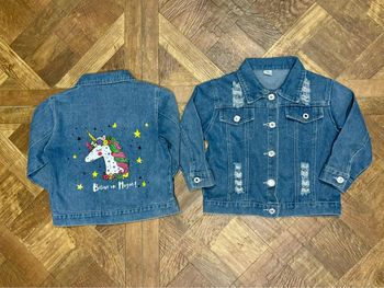 Veste en jean jumelles 3/4ans