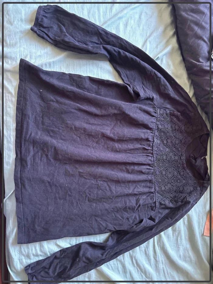 T shirt manche longue taille 14ans marque verbaudet - photo numéro 2