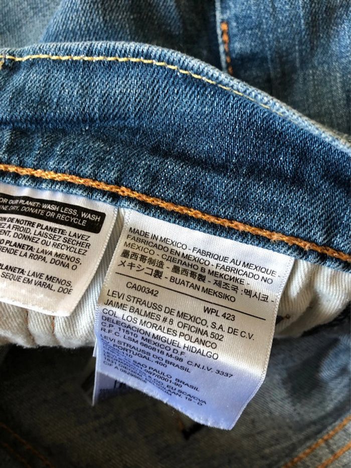 Short en jean Lévis W30 - photo numéro 7