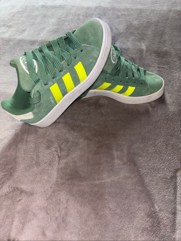 Baskets Adidas campus verte taille 38 en très bon état. - photo numéro 9