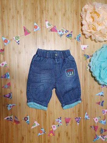 Pantalon Jean Bébé Doublé coton Orchestra 54 cm / 1 mois