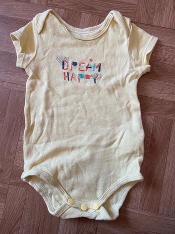 Body à manches courtes In Extenso taille 6 mois