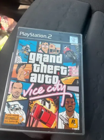 GTA Vice City PS2 – Version PAL – Boîte et jaquette d'origine
