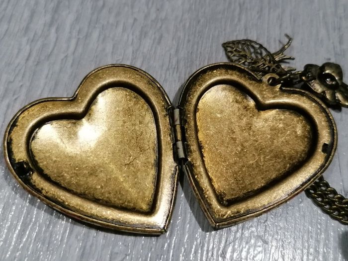Collier sautoir cœur vintage 📿 - photo numéro 17