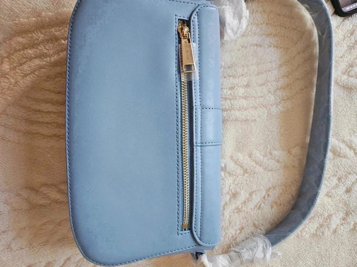 Sac à mains Lancaster bleu avec bandoulière - photo numéro 5