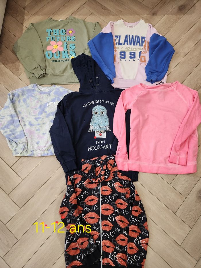 Lot de sweats fille 11-12 ans - photo numéro 2