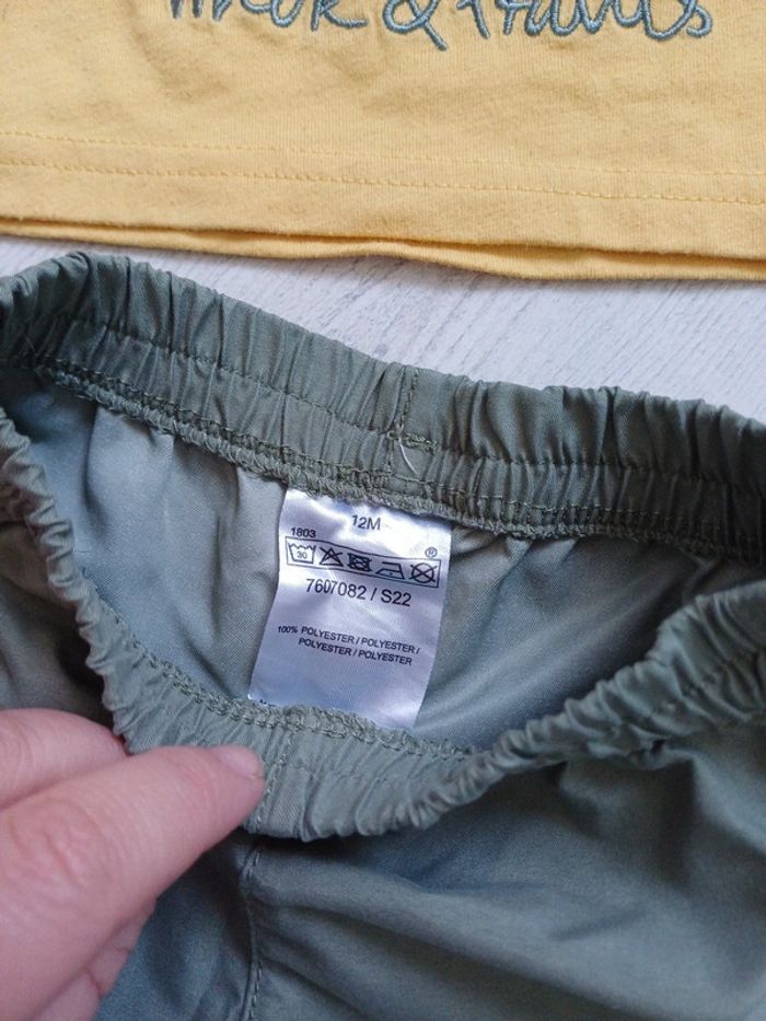 Ensemble short et t-shirt 12 mois - photo numéro 2