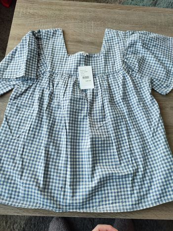 Blouse de grossesse vichy