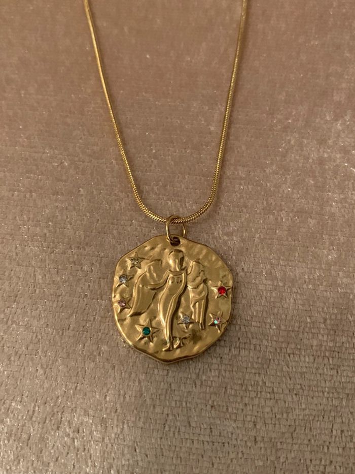 Collier astrologique Vierge - photo numéro 3
