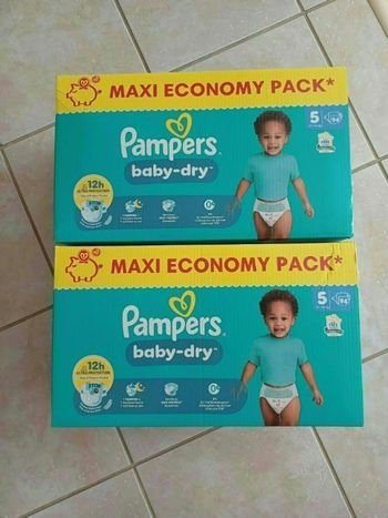 188 couches pampers taille 5