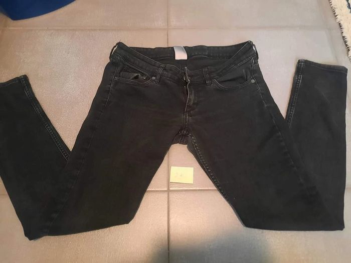 Pantalon noir skinny H&M taille M - photo numéro 2