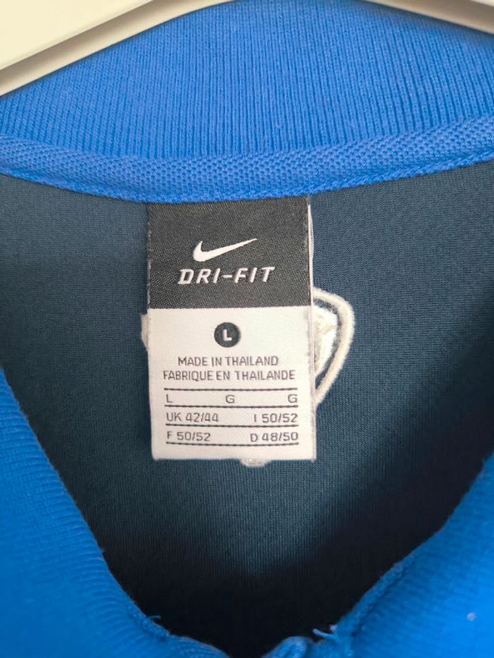 Polo bleu Nike taille L - photo numéro 3