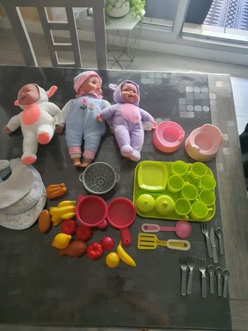 Lot poupon et accesoire