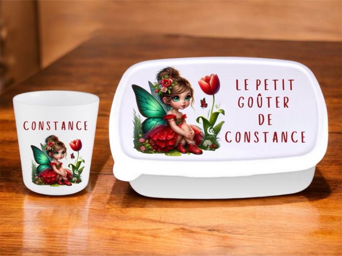 Le set goûter personnalisé (gobelet + boîte à goûter) - photo numéro 7