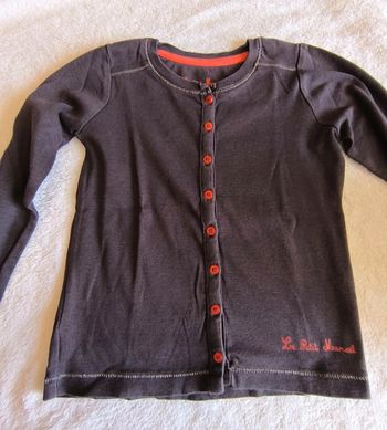 Gilet boutonné,en coton, Little Marcel, 6 ans