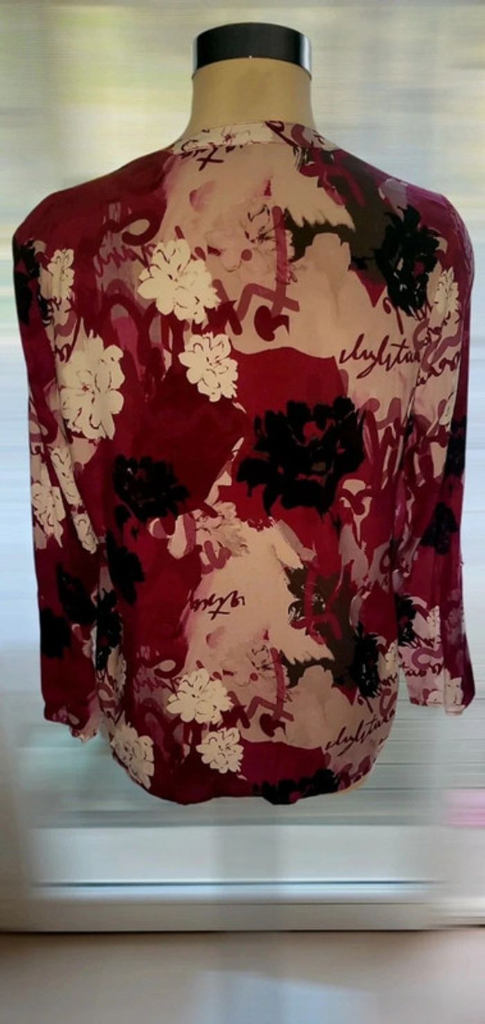 Blouse élégante à motifs floraux Armand Thiery - photo numéro 3