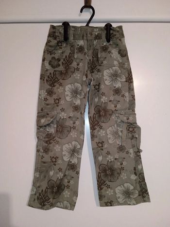 Pantalon fleuri 4 ans